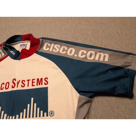 Voler Full Zip Cisco Sytems Made in USA Large Y2K Vintage Tech - Picture 5 of 10